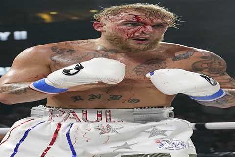 Logan Paul shows off brother Jake’s gruesome gash suffered in rematch win against ex-UFC champ..