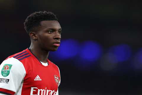 Arsenal star Eddie Nketiah could quit NEXT MONTH with contract running out amid West Ham and..