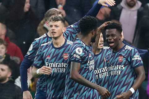 Norwich 0 Arsenal 5: Saka bags double as Tierney, Lacazette and Smith Rowe also score as Gunners..