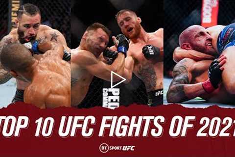 Top 10 UFC Fights of 2021  Crazy comebacks, massive knockouts, epic wars!