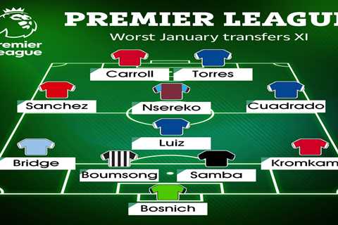 Worst XI of January transfers like Alexis Sanchez’s doomed Man Utd move and Fernando Torres at..