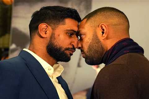 Amir Khan and Kell Brook have rematch clause in contract with pair finally set to face off in..