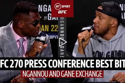 Ngannou and Gane on what really happened in sparring  UFC 270 Press Conference Highlights