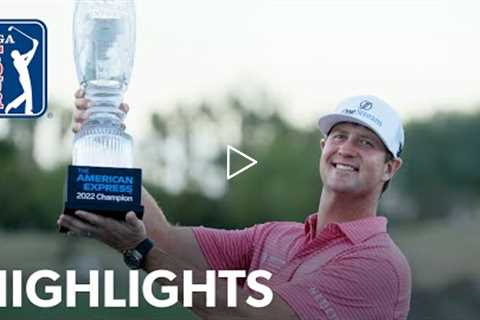 Hudson Swafford’s Round 4 winning highlights from The American Express | 2022