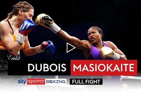 FULL FIGHT!  Dubois vs Masiokaite  Impressive professional debut 🔥