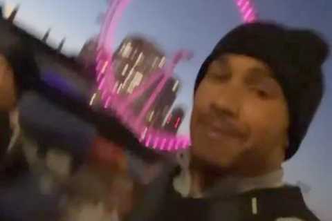 Lewis Hamilton puts F1 retirement talk to bed with early-morning run through London with Mercedes..