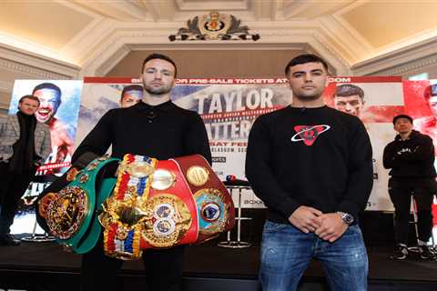 Josh Taylor vs Jack Catterall: Date, UK start time, live stream, TV channel and undercard for..