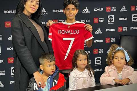 Cristiano Ronaldo’s son Cristiano Jr, 11, unveiled as Man Utd youth player and handed dad’s iconic..