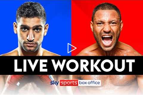 AMIR KHAN VS KELL BROOK! 👊🏻💥  LIVE OPEN WORKOUT