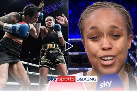 I can't put it into words!  Tasha Jonas' emotional reaction after winning a world title 🥺