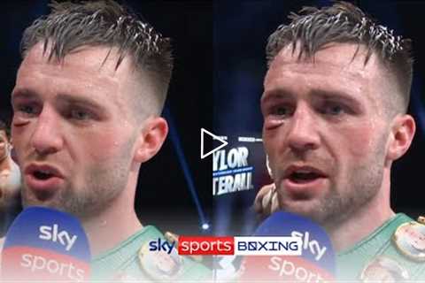 He never won the fight. There is no need for a rematch  Josh Taylor on his win over Catterall