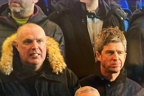 Noel Gallagher sits in Man City end to watch Peterborough clash in FA Cup as Oasis legend is caught ..