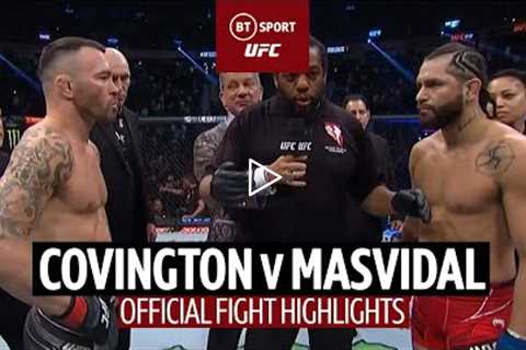 Bitter enemies go five rounds!  Colby Covington v Jorge Masvidal  UFC 272 Highlights