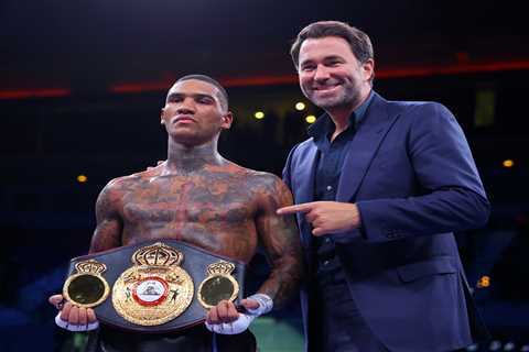 Conor Benn to fight Chris Van Heerden in Manchester on April 16 as Kell Brook clash was ‘out of the ..