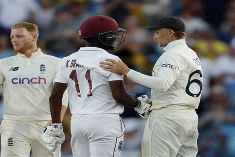 Kraigg Brathwaite keeps England at bay again as West Indies battle to draw in Barbados