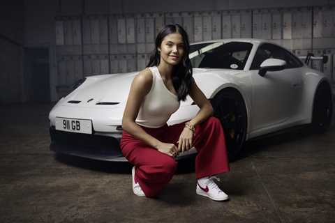 Watch Emma Raducanu stun as new face of Porsche as avid F1 fan takes part in new ad campaign video