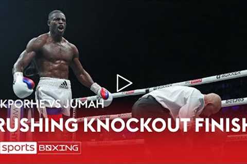 Riakporhe beats Jumah with CRUSHING body shot KO!