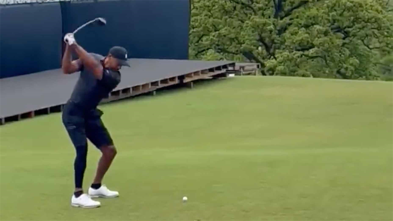 Tiger Woods is doing this again, huh?