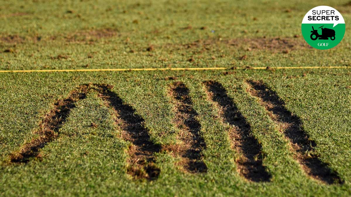 How golf courses repair battered practice ranges so quickly, according to a superintendent