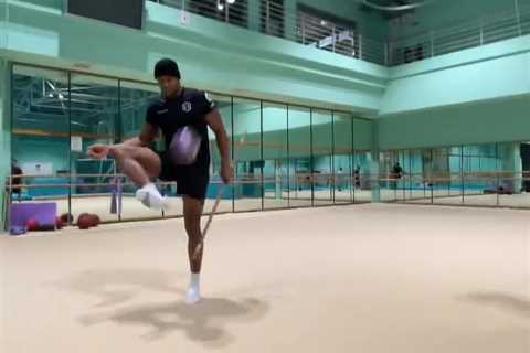 Watch Anthony Joshua show off his football skills as heavyweight star reveals he was a ‘top..