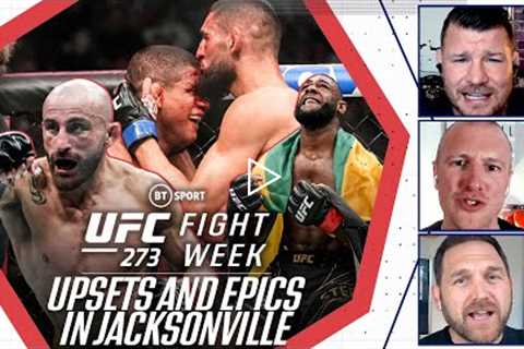 Chimaev and Burns light up Jacksonville!  Fight Week UFC 273 Review Show with Michael Bisping