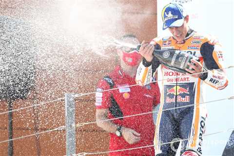 Marquez donated Aragon MotoGP trophy to fallen racer’s family