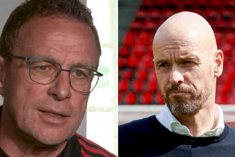 Ralf Rangnick hits out at ‘completely untrue’ Manchester United rumours ahead of Erik ten Hag..