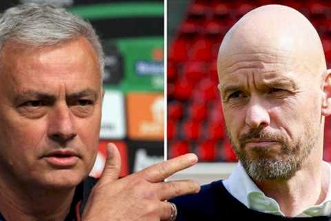 Jose Mourinho gave seven-word response when asked for Man Utd advice for Erik ten Hag