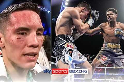 He was the better fighter tonight!  Oscar Valdez reacts to his defeat to Shakur Stevenson