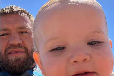 Conor McGregor reveals who’s ‘the big boss’ as he posts picture with youngest son Rian in St Tropez