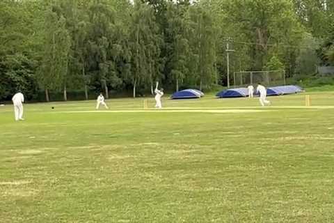 Watch Alastair Cook clean bowled in village game by 15-YEAR-OLD who wasn’t even born when England..