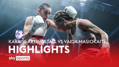Dominant debut ✅  Karriss Artingstall vs Vaida Masiokaite  Highlights