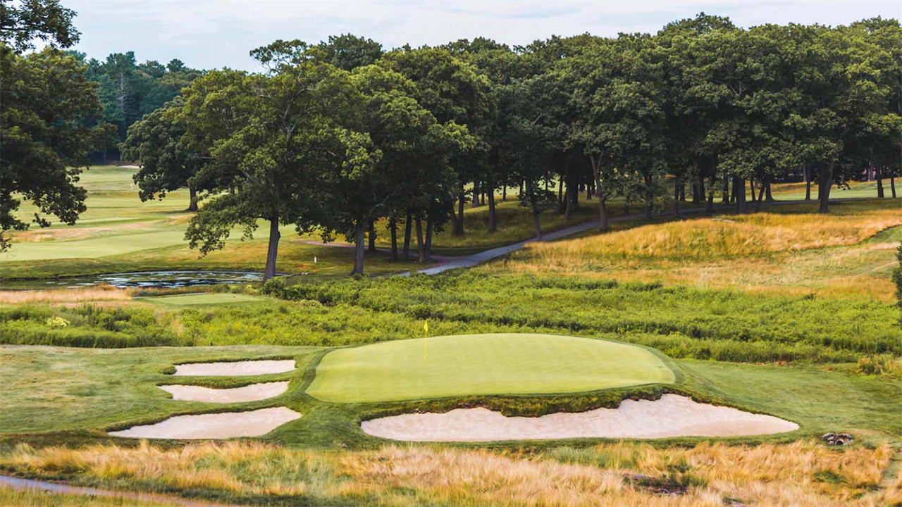 This wickedly fun hole could be the U.S. Open's most entertaining tee shot