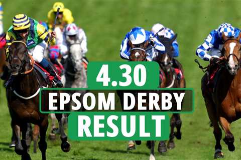 Who won the Epsom Derby 2022? How EVERY horse finished in the 4.30 on Saturday