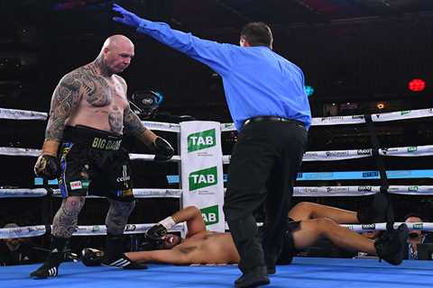 Lucas Browne pull off SHOCK win over Junior Fa as 43-year-old heavyweight lands huge punch to knock ..