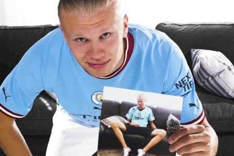 Manchester City confirm Erling Haaland transfer as striker signs five-year contract