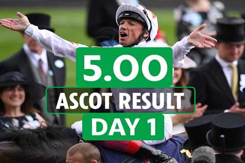 Who won the 5.00 at Ascot? How EVERY horse finished in the Ascot Stakes