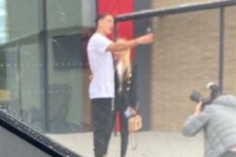 Darwin Nunez arrives for Liverpool medical as first image ‘leaked’ of £85m Benfica striker at..