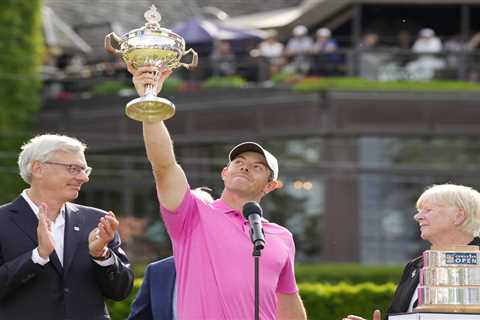 Rory McIlroy warms up for US Open with first win this year as Justin Rose comes agonisingly close..