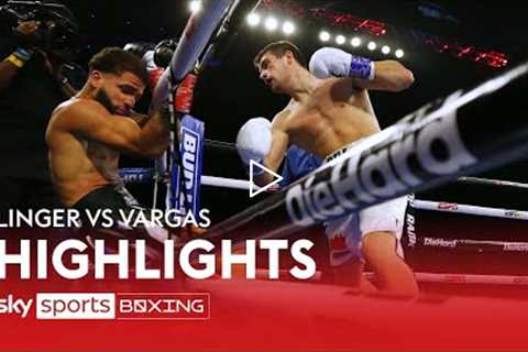 Should the ref have stopped the fight earlier? 🤔🥊 Dakota Linger v Josue Vargas  Highlights!