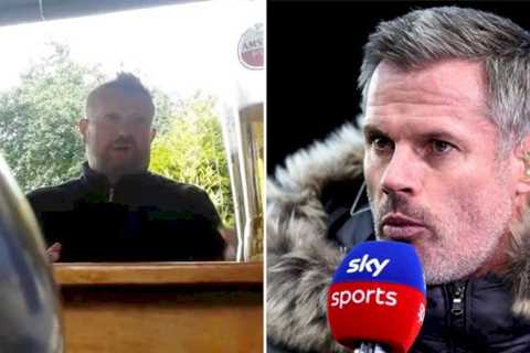 Jamie Carragher takes aim at Man Utd fans who secretly filmed CEO and leaked vid