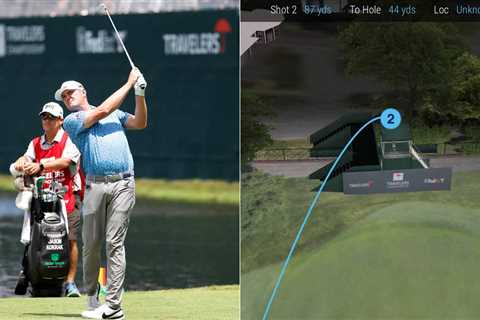 It's a walk-off! Tour pro hits ball OB on final hole... then walks off the course for DQ