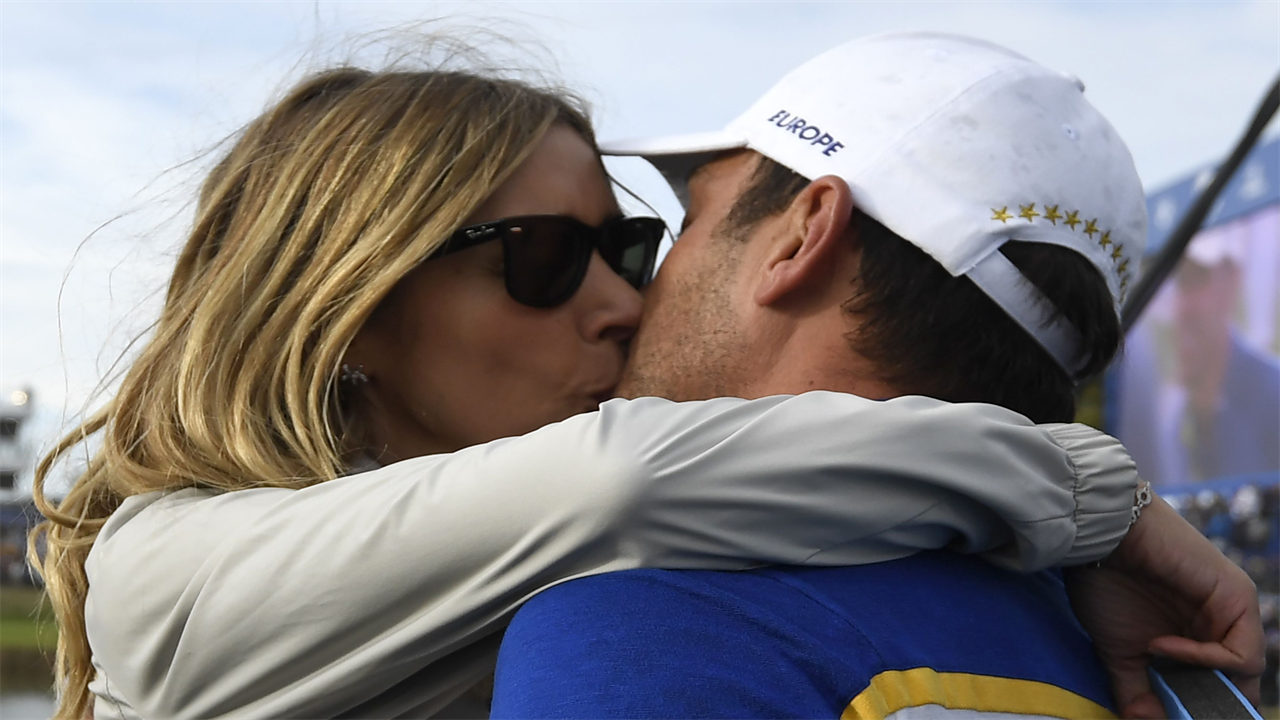 Who is Open Championship winner Francesco Molinari’s wife Valentina and how many children does he have with her?