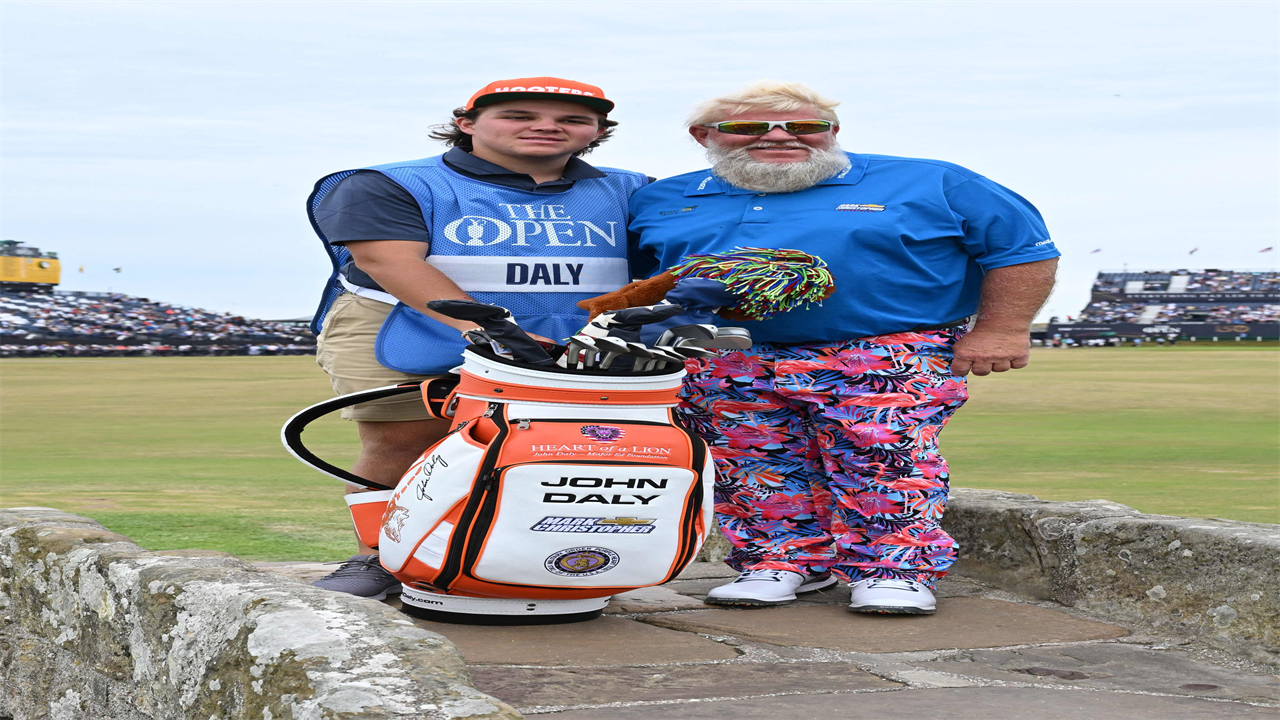 Who is Open Championship winner John Daly’s son and does he have a deal with Hooters?