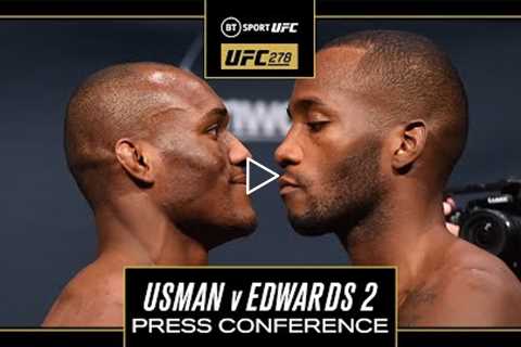 UFC 278 Live Press Conference: Usman v Edwards 2