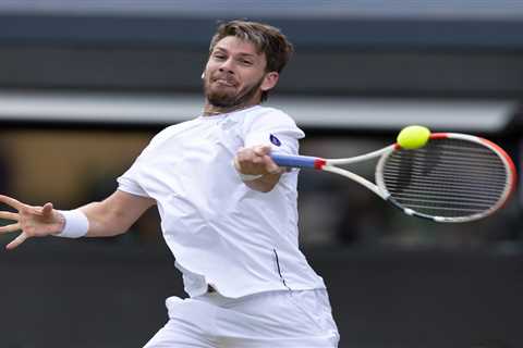 Cameron Norrie reaches first-ever Grand Slam last 16 with straight sets win over Steve Johnson on..