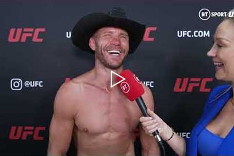 Donald Cowboy Cerrone on his retirement! 🤠  UFC 276 Post Fight Interview