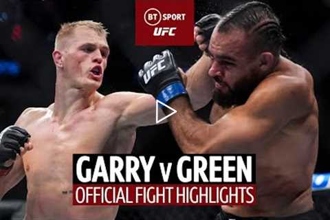 Irishman puts in stylish striking display!  Ian Garry v Gabe Green  UFC 276 Highlights