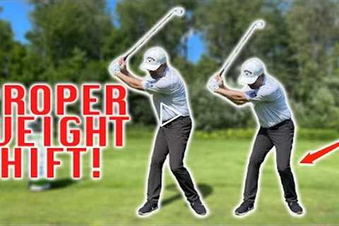 BEST VIDEO ON GOLF WEIGHT SHIFT EVER! | Wisdom in Golf | Golf WRX |