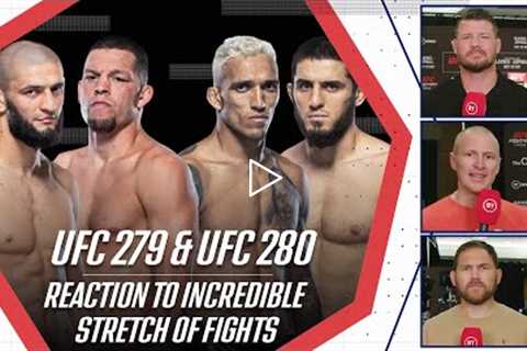 REACTION to UFC 279 and UFC 280  Diaz v Chimaev & Oliveira v Makhachev   UFC London Fight week